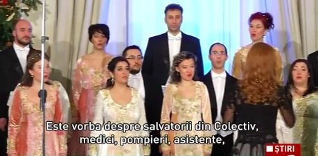 Famous choir performs for ”Colectiv” medical staff
