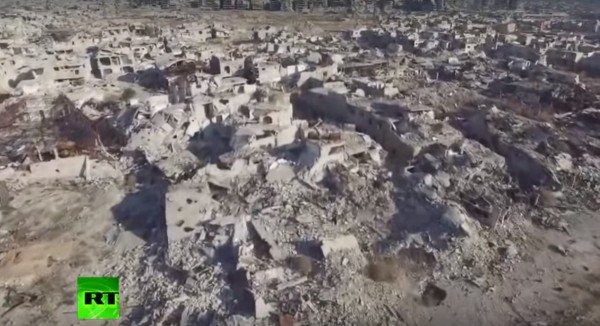 Imagini apocaliptice din Siria. Cum arată Damascul după bombardamente