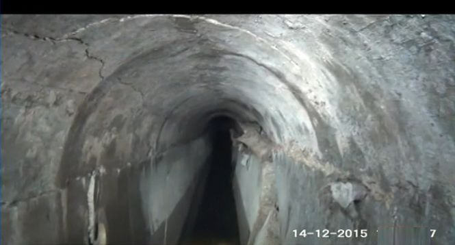 Exclusiv. Foto - Canalul colector de la Eroilor este aproape prăbușit, după surpările de la metrou