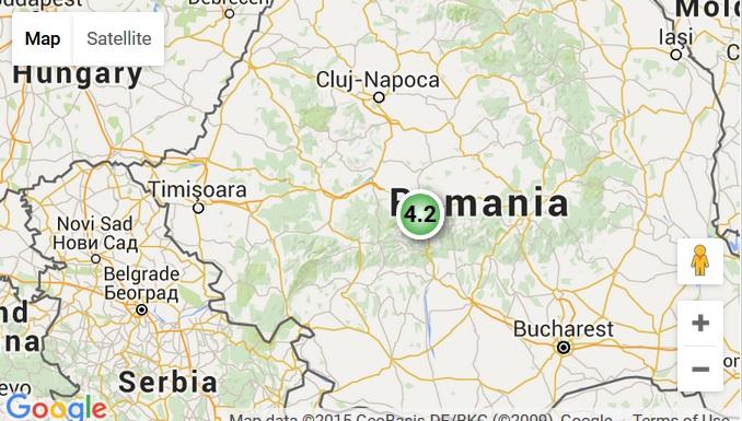 Cutremur de 4.2 în România marți seară
