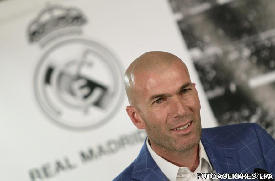 Zinedine Zidane, noul antrenor al echipei Real Madrid