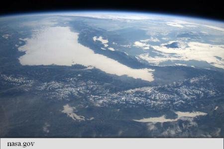 Imaginea începutului de an vine de la NASA! Cum arată iarna în Alpi