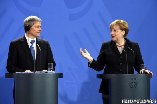 Ce promisiune i-a făcut Dacian Cioloș cancelarului german Angela Merkel