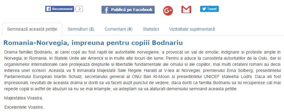 Petiție pentru salvarea copiilor familiei Bodnariu. Semnează și tu!