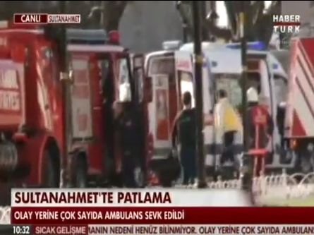 Oficial turc: Sunt suspiciuni pentru un atac terorist în cazul exploziei din Istanbul