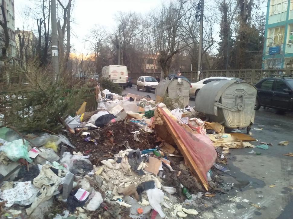 Situație disperată pentru locuitorii din Sectorul 5. Un munte de gunoi se află în fața școlii unde învață sute de copii 354861