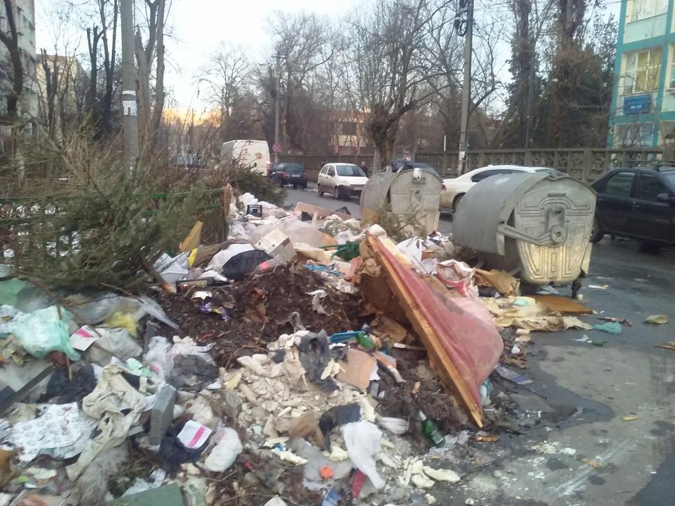 Situație disperată pentru locuitorii din Sectorul 5. Un munte de gunoi se află în fața școlii unde învață sute de copii 354862