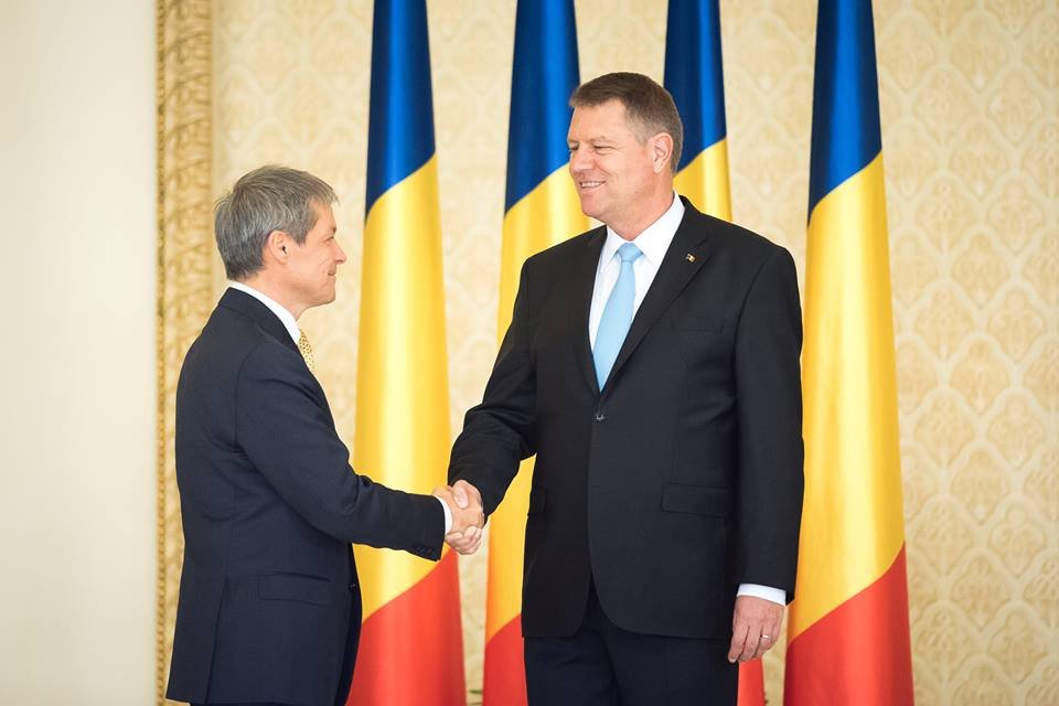 Preşedintele Klaus Iohannis şi premierul Dacian Cioloş, întâlnire la Palatul Cotroceni