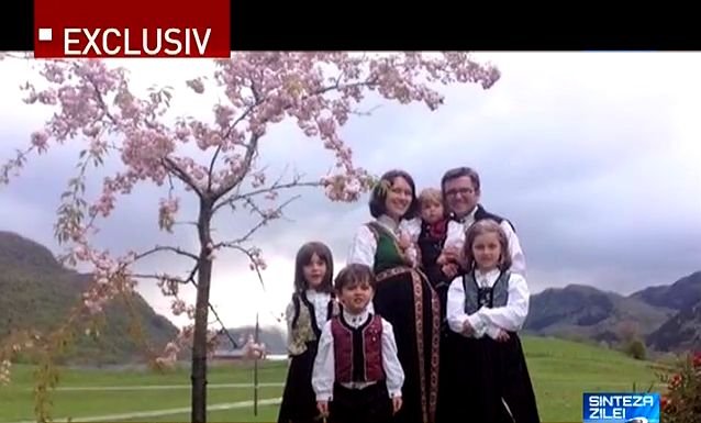 Reportaj exclusiv: În Norvegia, acasă la familia Bodnariu