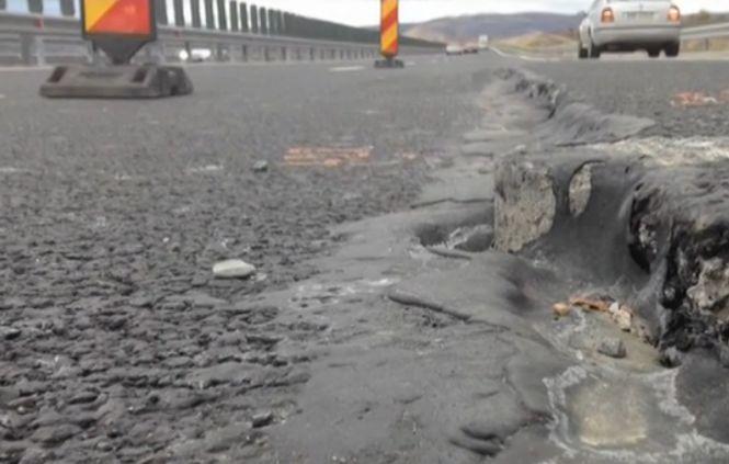 Încă o porţiune de autostradă a fost închisă. Are crăpături uriașe întinse pe 7 kilometri 358198