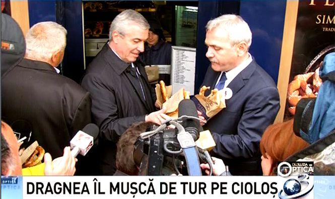 Deziluzia optică: Dragnea îl muşcă de tur pe Cioloş
