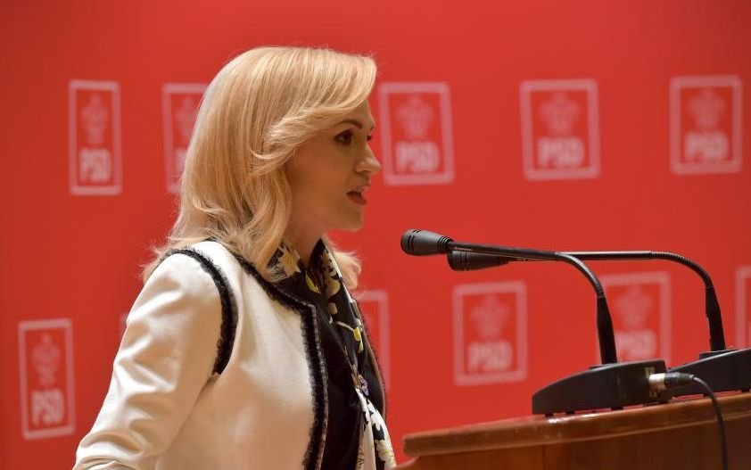 Gabriela Firea, numită președinte la organizația PSD București