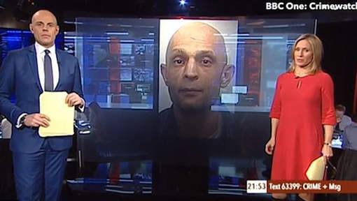 Moment penibil pentru un prezentator tv. A arătat portretul unui criminal care îi semăna leit