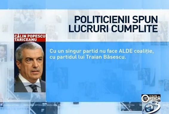 Politicienii spun lucruri cumplite: Călin Popescu Tăriceanu