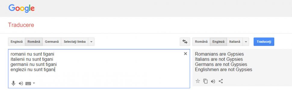 Eroarea din Google Translate care îi face automat țigani pe toți românii 362132