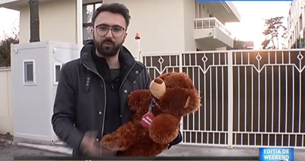 De Valentine's Day, Ionuț Cristache a bătut la poarta instituțiilor cu un ursuleț de pluș. Iată cine i-a deschis!