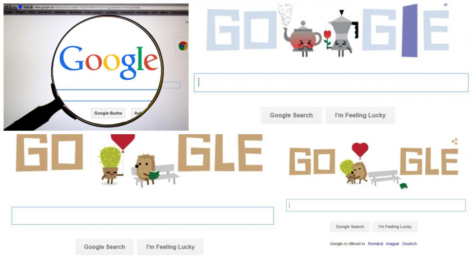 VALENTINE'S DAY. Google sărbătorește Ziua Îndrăgostiților cu un DOODLE special