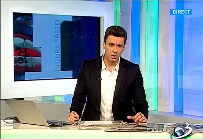 Mircea Badea: Comunicatul ANAF privind evacuarea Antena 3 este ”pe lângă” tema discuției, cum a spus Băsescu, că nu a lovit copilul cu pumnul în plex
