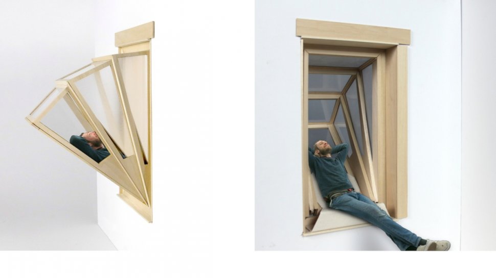 Nu ai balcon și vrei un spațiu de relaxare doar al tău? Îți prezentăm fereastra acordeon, un concept inedit. VIDEO