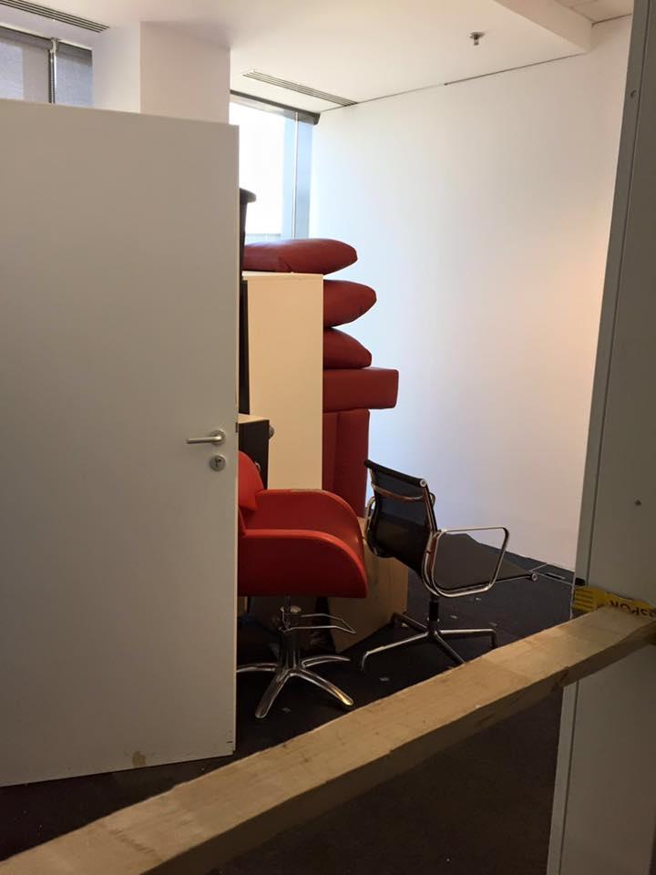 Cum arată noul birou al lui Mihai Gâdea. FOTO 366083