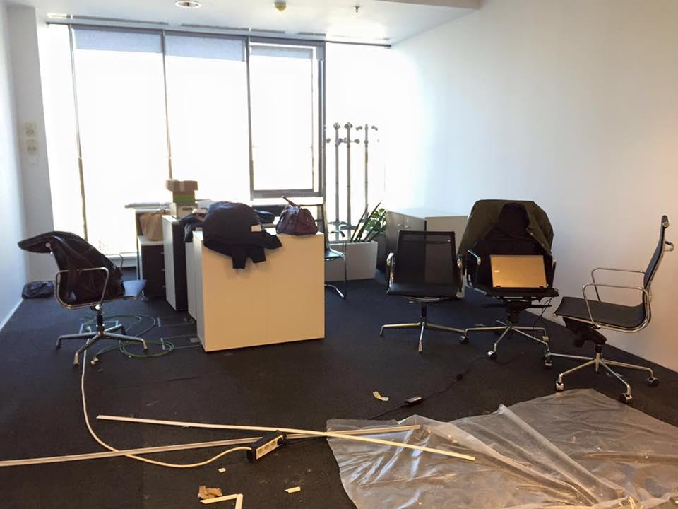 Cum arată noul birou al lui Mihai Gâdea. FOTO 366087