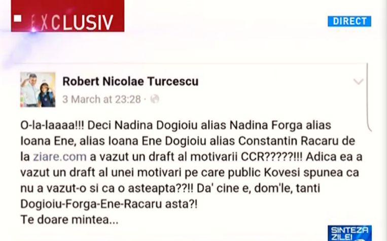 Sinteza zilei: Războiul acoperiților - cum se demască în scandalul CCR - interceptări 367076