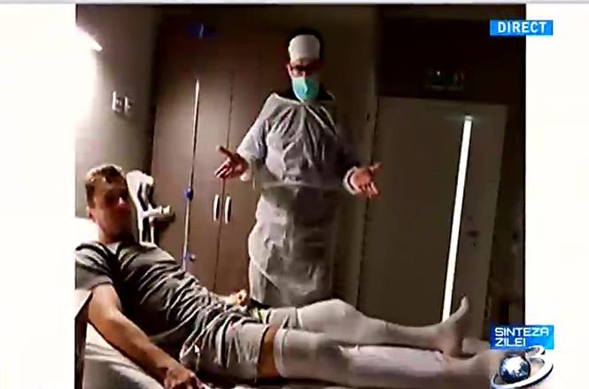 Ce a făcut Mircea Badea în timp ce era operat la genunchi