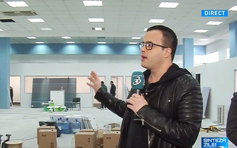 Sinteza zilei: Noi imagini din sediul provizoriu al redacției Antena 3. Mihai Gâdea: Aici jurnaliștii se vor simți și mai liberi!