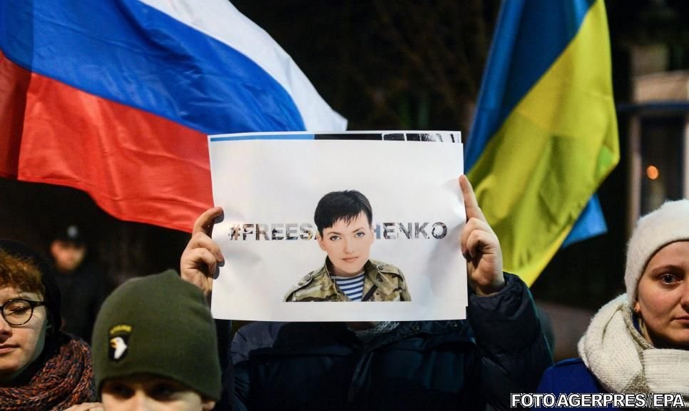 Pilotul militar ucrainean Nadia Savcenko, găsită vinovată de uciderea a doi ziariști ruși 