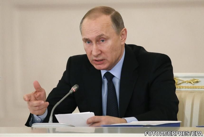 Vladimir Putin denunţă &quot;crimele barbare&quot; de la Bruxelles