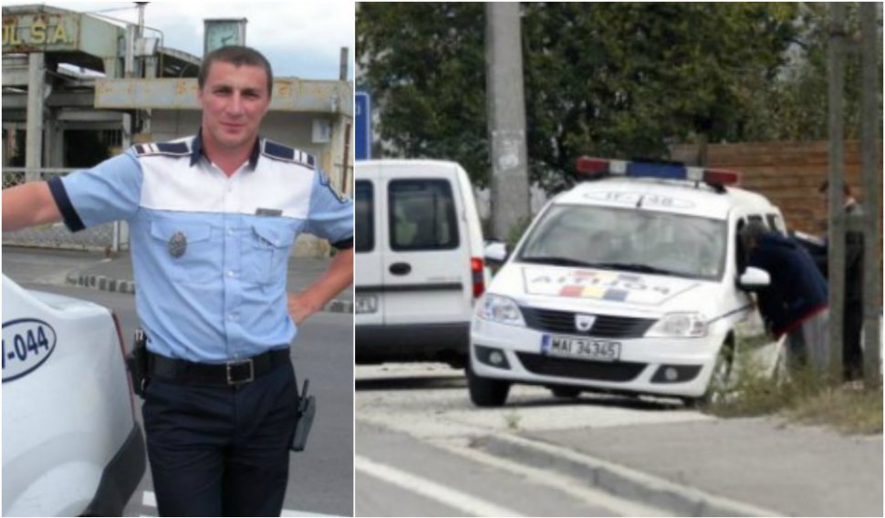 Polițistul Marian Godină, prins de radar 