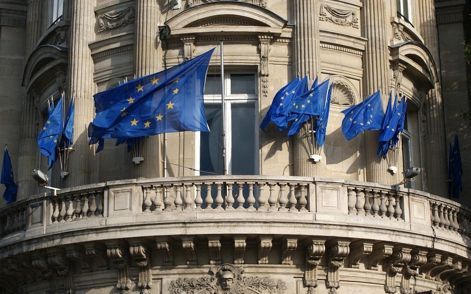 Deputatul Bogdan Diaconu a aruncat steagul Uniunii Europene, la o conferință de presă
