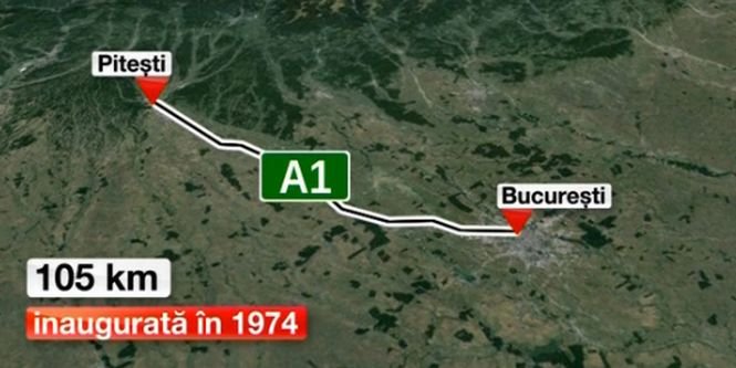 Cea mai veche autostradă din România intră din nou în reparaţii