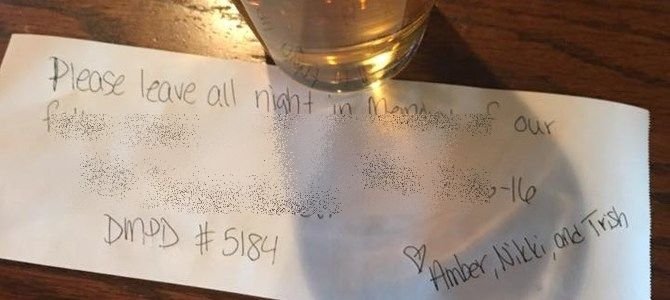 S-a dus să ridice nota de plată, însă a găsit la masă un pahar de bere plin ochi și un bilet cu un mesaj surprinzător
