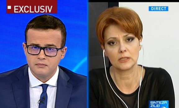 Lia Olguța Vasilescu, la Sinteza zilei: În 40 de minute eu am devenit din suspect, inculpat și apoi reținut