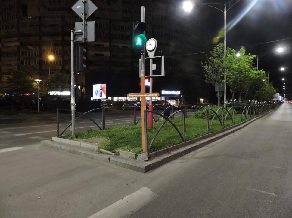 Protest împotriva construirii unei Mega Moschei în București. Sute de cruci de lemn, amplasate pe stâlpi 373886