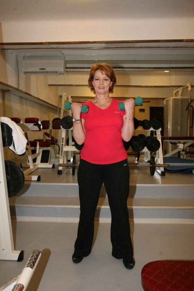 Principesa Margareta în sala de forță. Vezi imagini inedite cu fiica suveranului Mihai I al României  374090