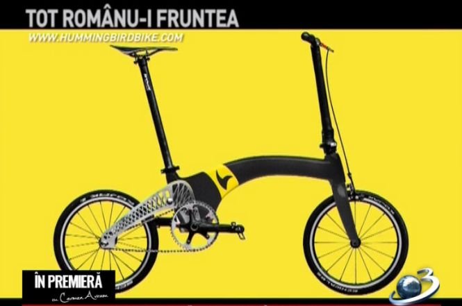 În premieră: Doi tineri români au construit cea mai uşoară bicicletă pliabilă din lume