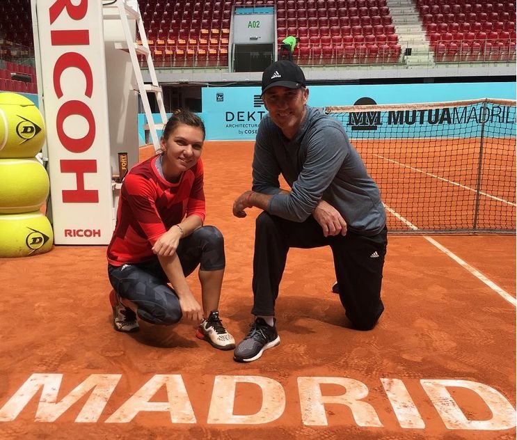 Simona Halep, cadou inedit pentru jurnaliștii de la turneul WTA de la Madrid