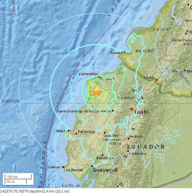 Cutremur violent în Ecuador, la doar câteva ore după un seism cu magnitudinea 6,7 - VIDEO