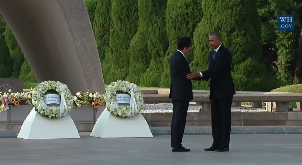 Moment istoric: Președintele Barack Obama vizitează orașul Hiroshima, la 71 de ani de la bombardamentul nuclear