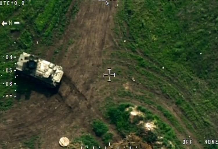 Rusia, prinsă pe picior greșit în Ucraina. O dronă OSCE filmează în ultima secundă lansatorul rusesc ce o țintește și doboară - VIDEO