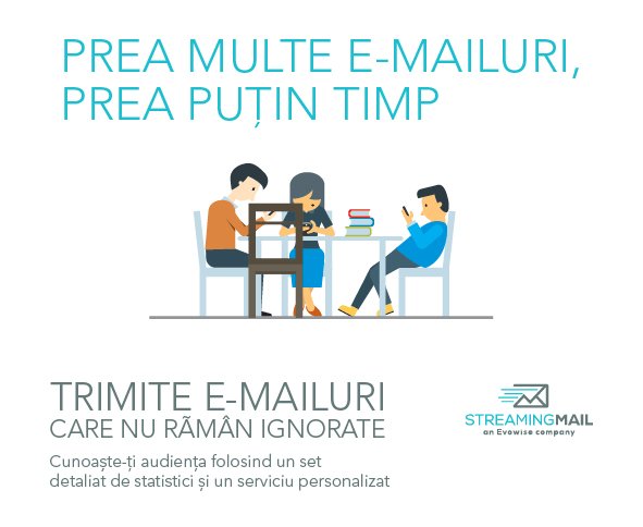 S-a lansat StreamingMail, serviciul de email marketing care oferă cel mai complex set de statistici din România