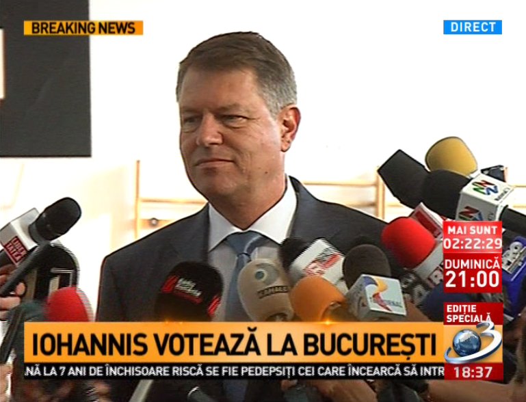 Incident grav la secția unde a votat Klaus Iohannis