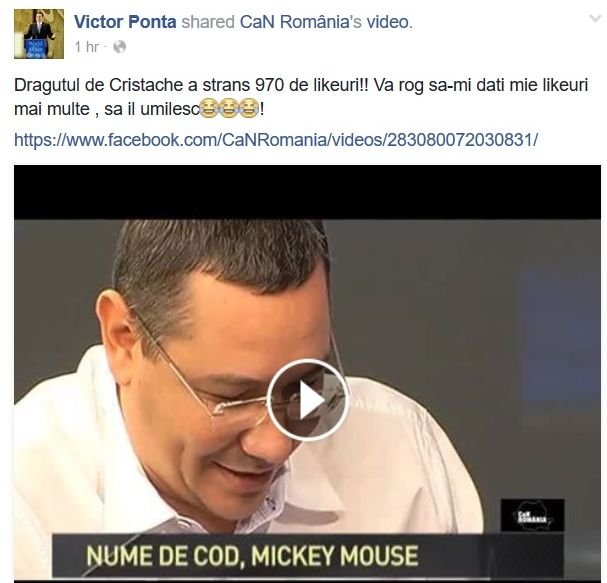 Apelul lui Victor Ponta, după interviul la emisiunea CaN România: &quot;Vreau să îl umilesc!&quot;