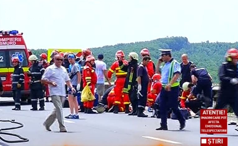 În ce stare sunt răniții de la accidentul de microbuz din Brașov 