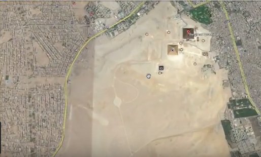 Ce se vede pe Google Earth lângă Marea Piramidă din Giza! Este inexplicabil - FOTO