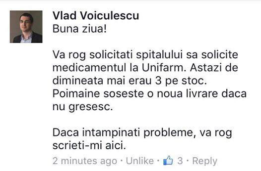 Gest incredibil făcut de ministrul Sănătăţii. Ce a răspuns unui mesaj disperat pe Facebook 389229