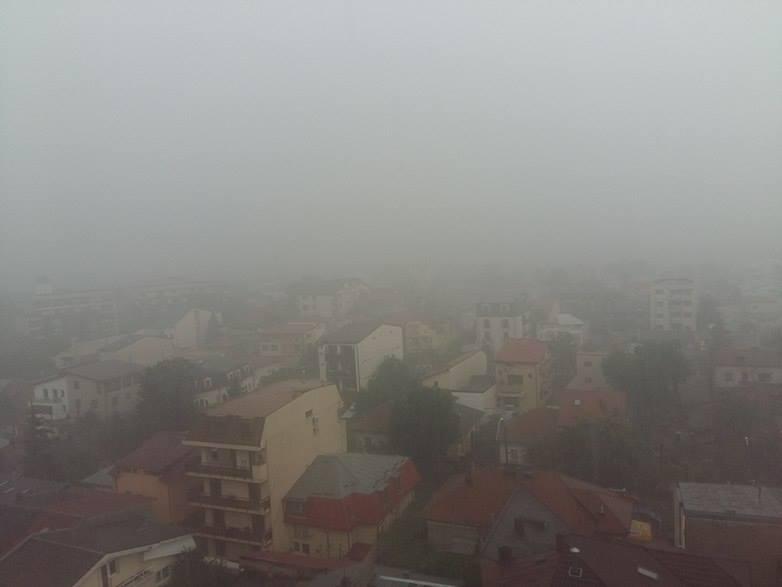 Natura s-a dezlănţuit. Rupere de nori în Capitală 390491