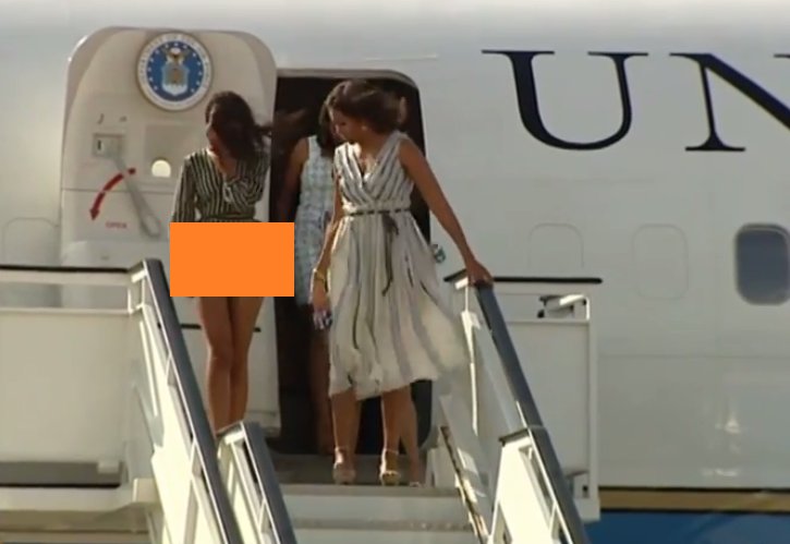 &quot;Accident&quot; pentru fiica lui Barack Obama! Vântul a pus-o într-o situație stânjenitoare - FOTO/VIDEO 